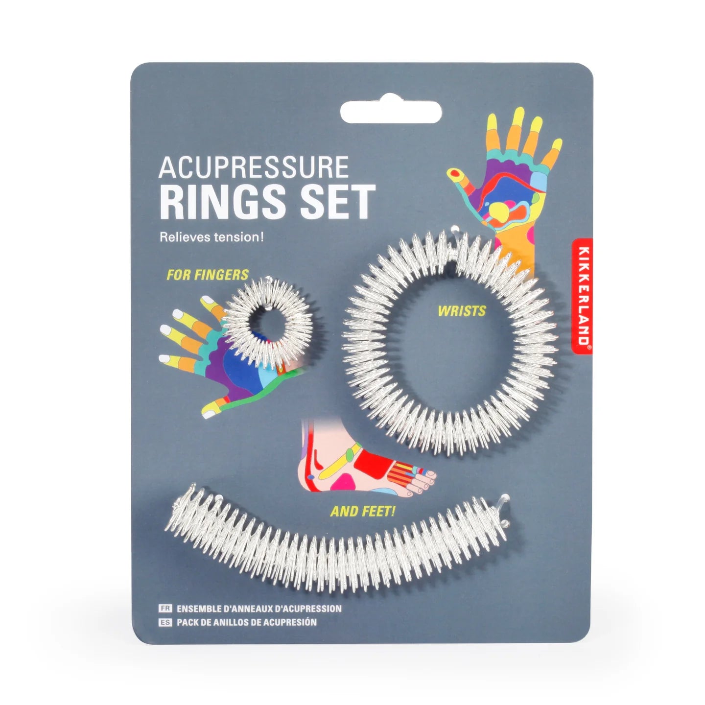 Acupressure Feet, Wrists and Fingers Rings - Kikkerland 