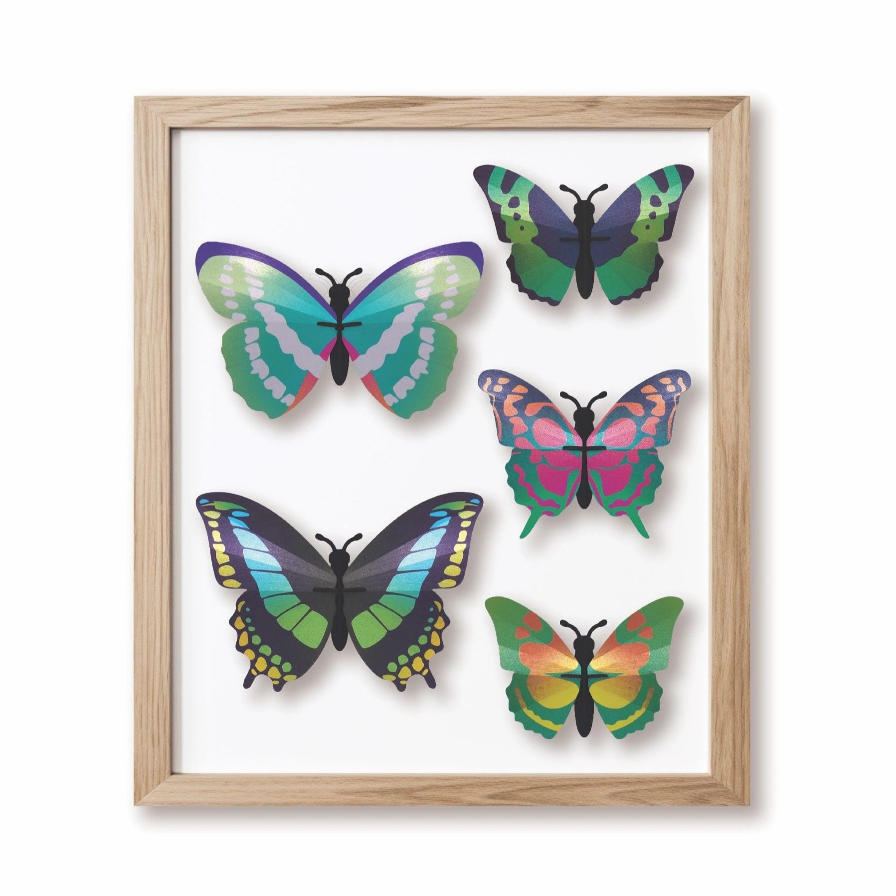 Paper Butterfly Collection Green - Assembli