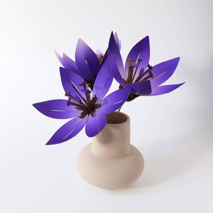 Paper Flower Violet - Assembli 