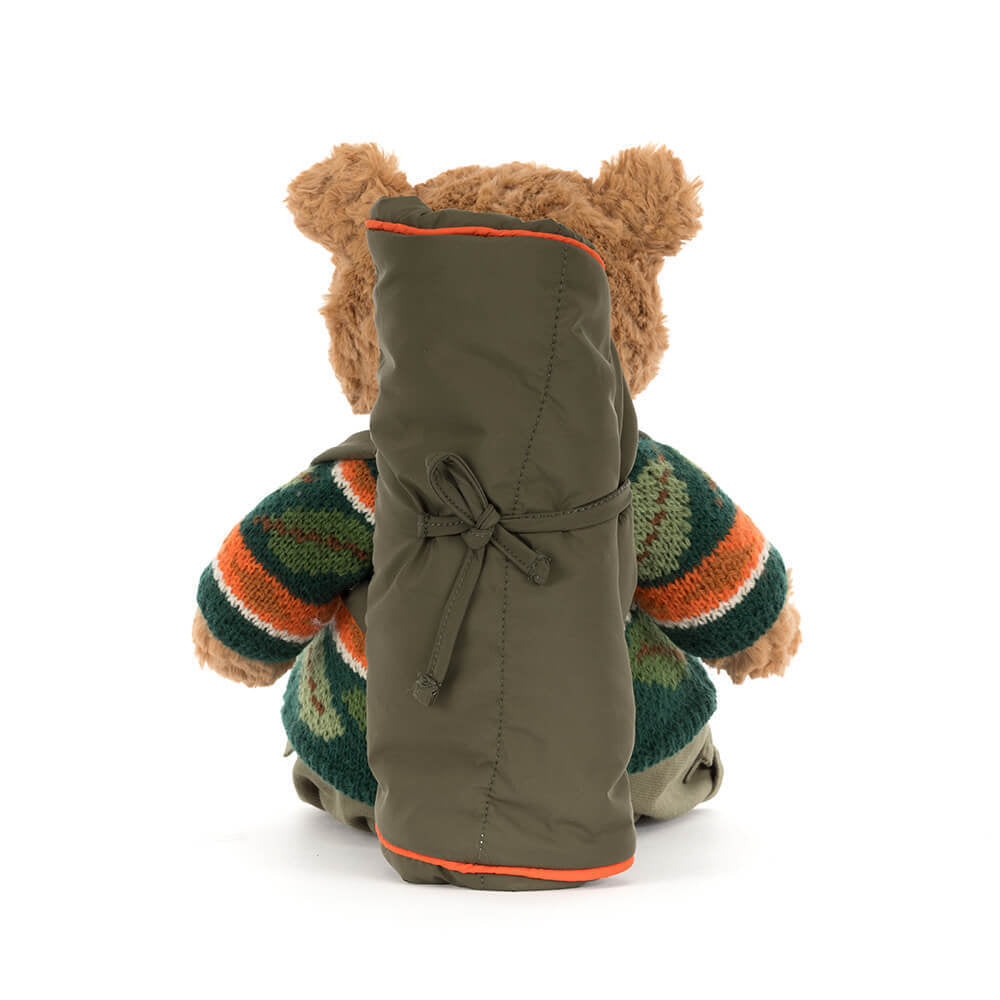 Knuffel Bartholomew Bear Hiking Outfit - Jellycat