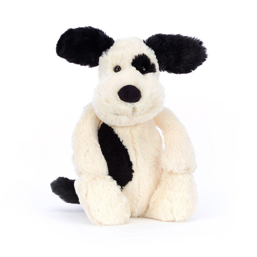 Knuffel Bashful Rufferty Black Cream Puppy - Jellycat