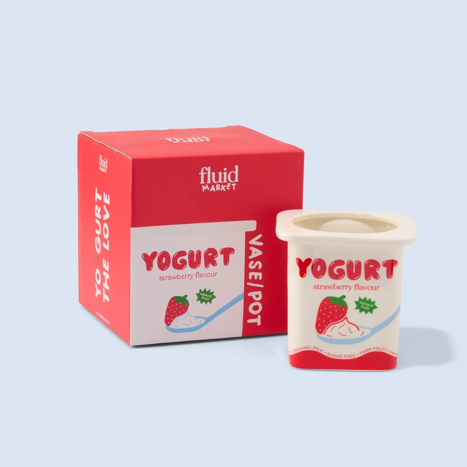 Vaas Aardbeienyoghurt – Fluid