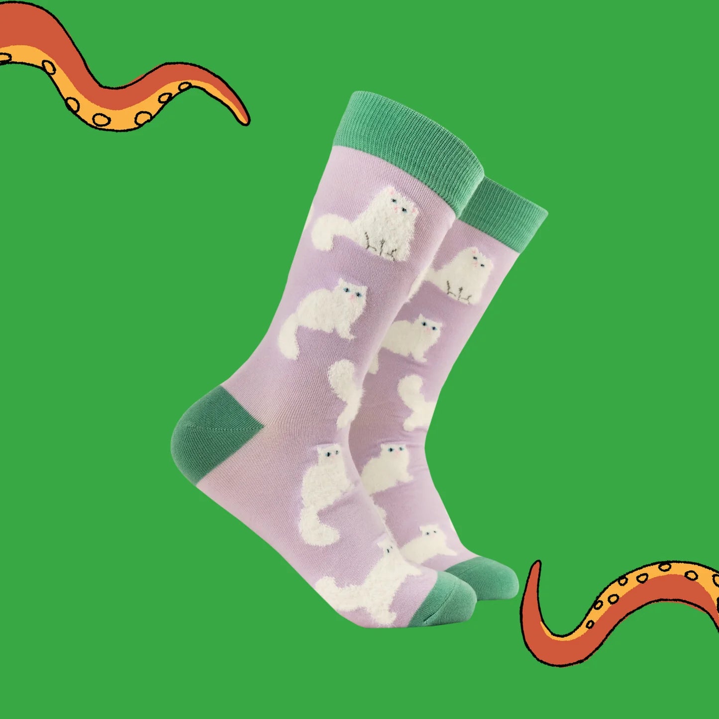 Sokken Fluffy Cat (37-42) - Soctopus
