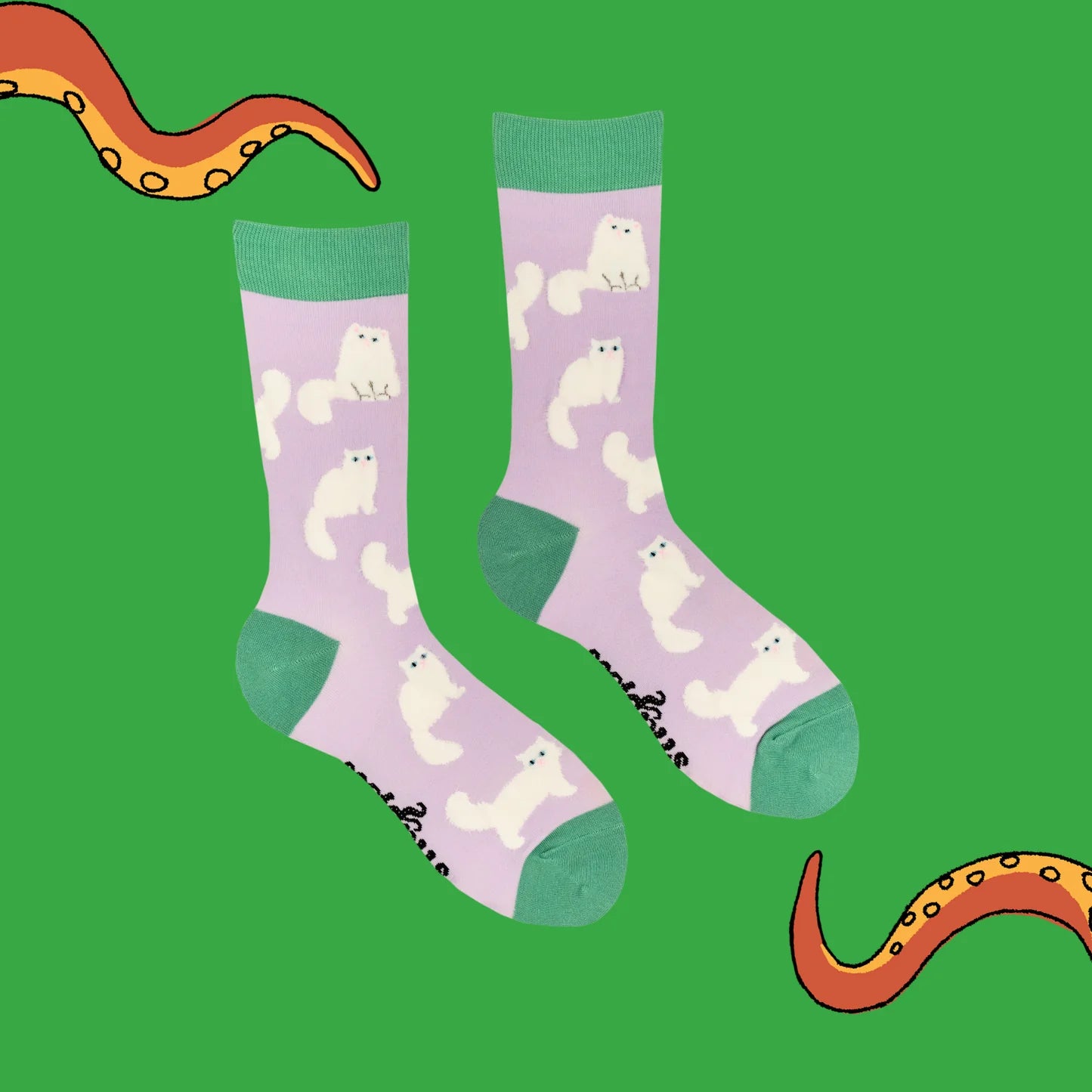 Sokken Fluffy Cat (37-42) - Soctopus