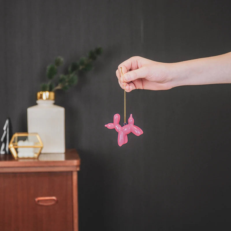 Kerst Ornament Ballon Dog Roze – House Vitamin