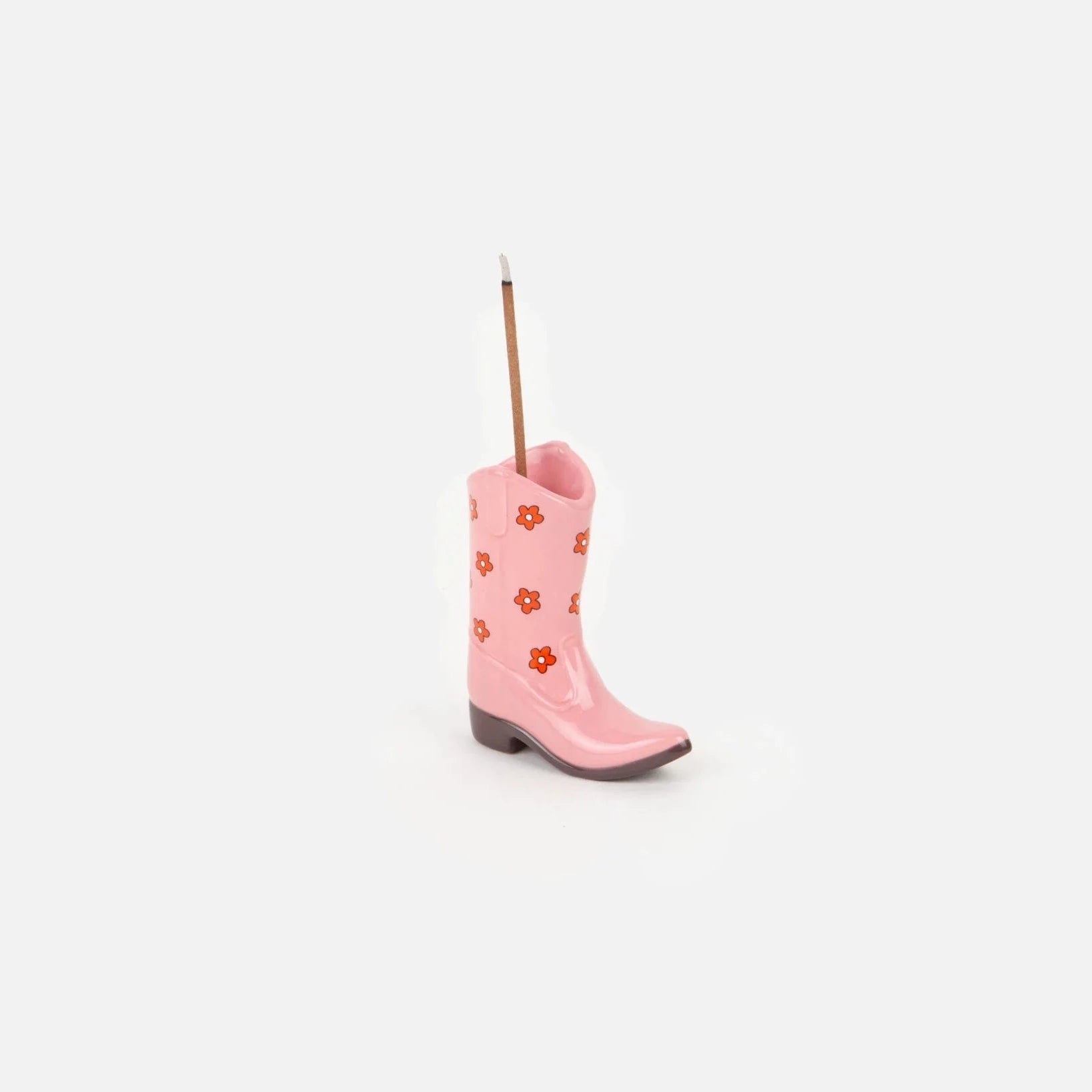 Incense holder Cowboy Boot Pink - Doiy