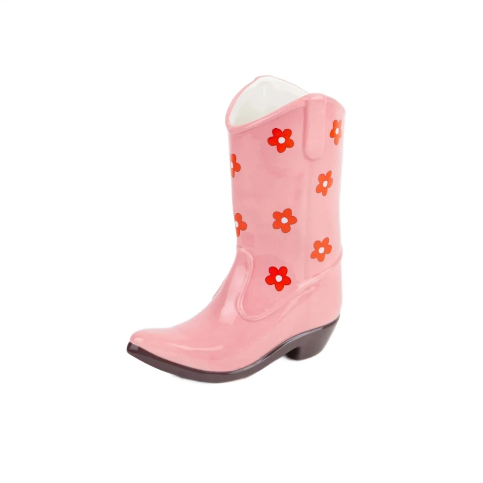 Vase Cowboystiefel Rosa - Doiy