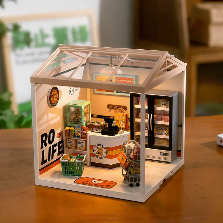 DIY Miniatuurhuis Energy Supply Store - Robotime