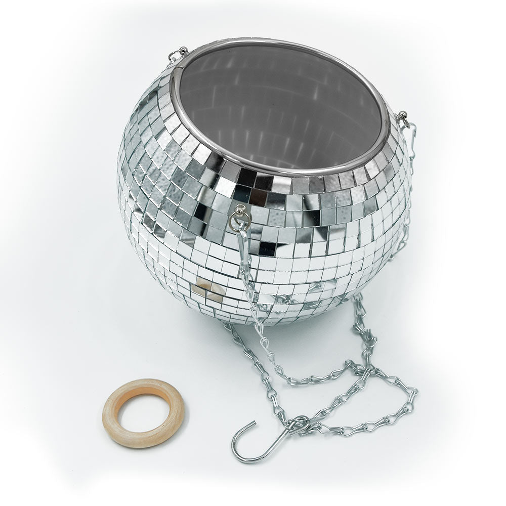 Hanging pot Disco ball