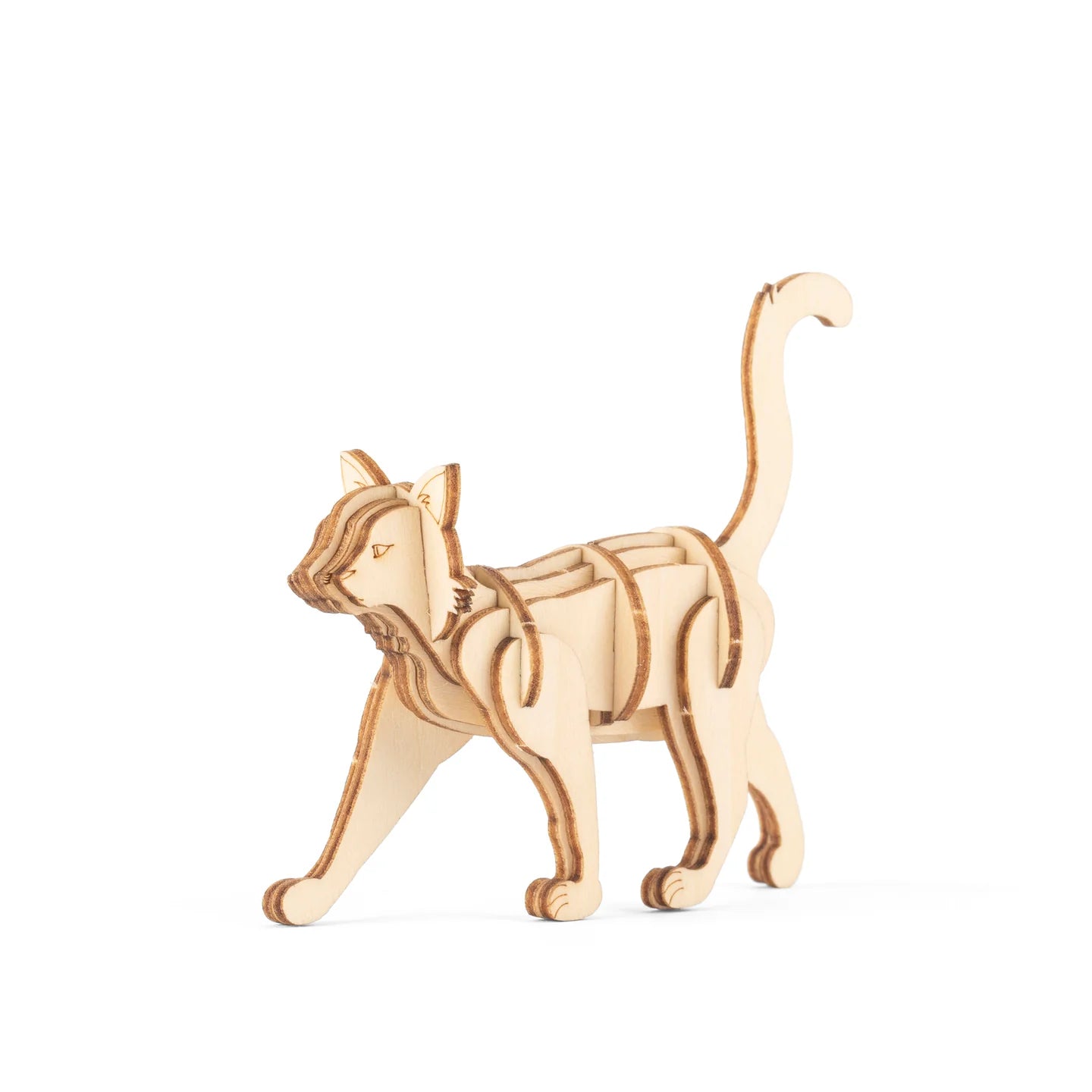 Puzzle Katze 3D Holz - Kikkerland