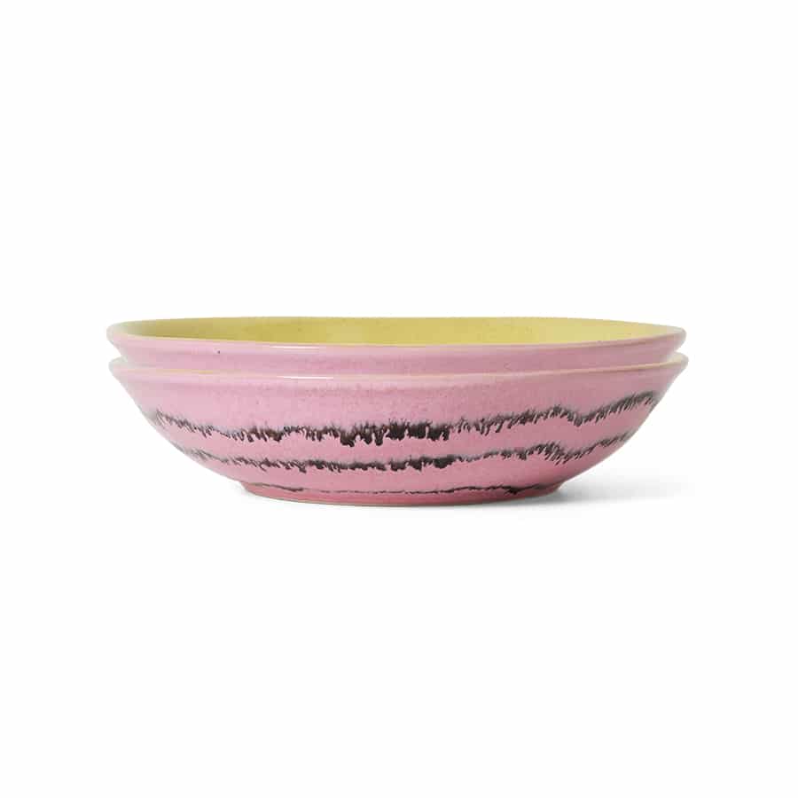 Currybowls Bubble Pink (set van 2) – HKliving