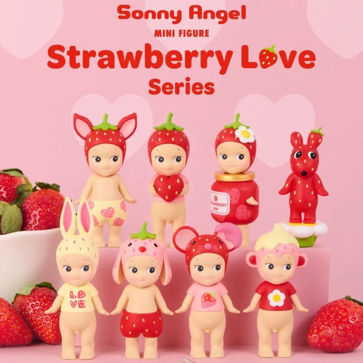 Collectible Strawberry Love - Sonny Angel