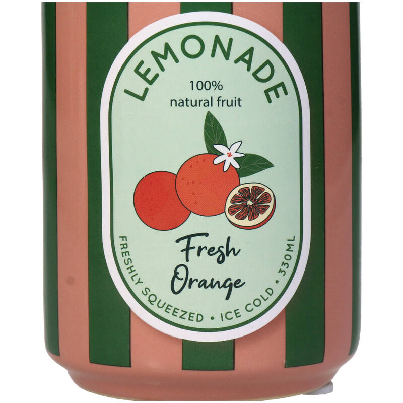 Vase Can Lemonade Orange - Kersten