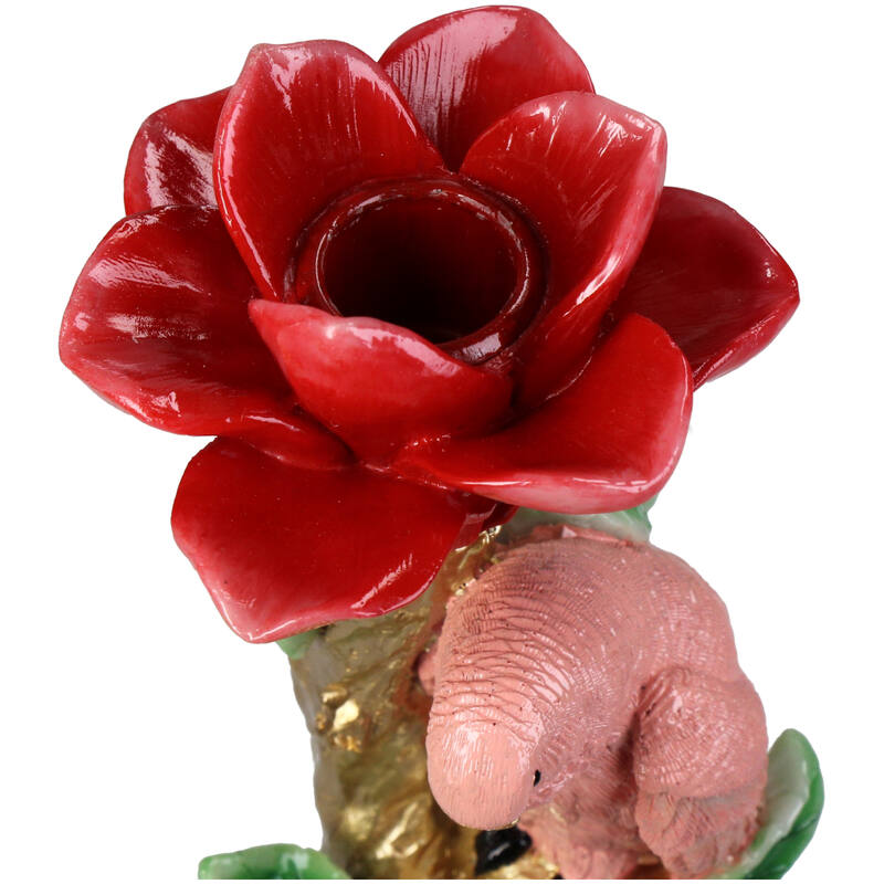 Candlestick Pink Parakeet Flower - Kersten