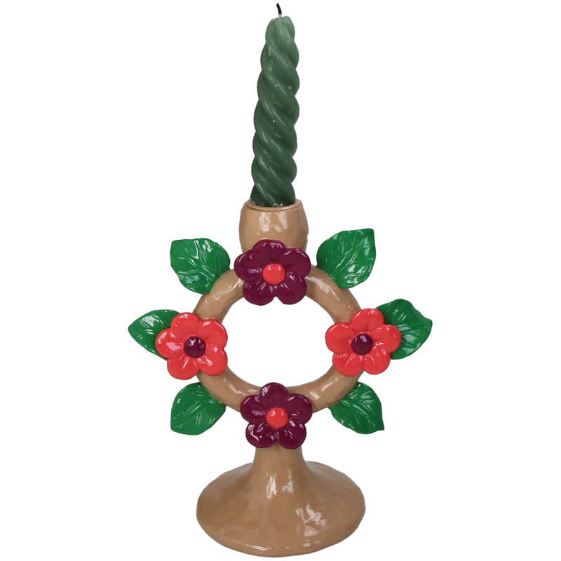 Candlestick Flowers Beige - Kersten