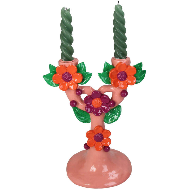 Candlestick Flowers Pink - Kersten 