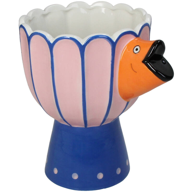 Plant pot Fish Orange Pink Blue - Kersten 