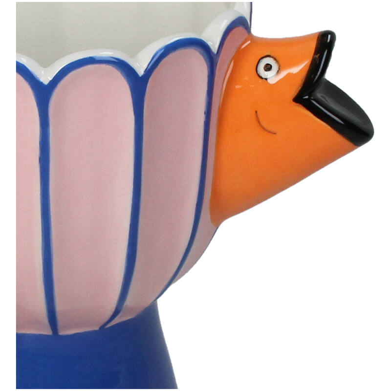 Plant pot Fish Orange Pink Blue - Kersten 