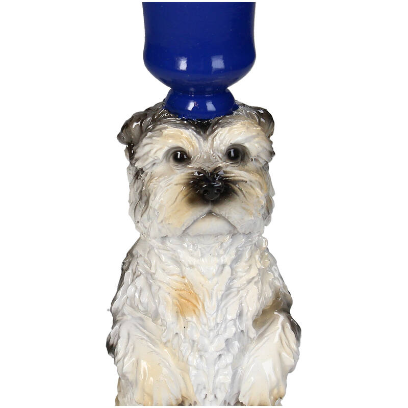Kandelaar Hond Blauw – Kersten