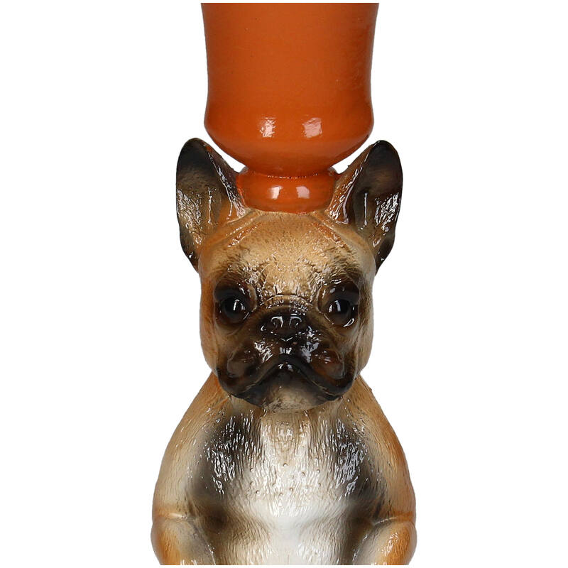 Kandelaar Hond Oranje – Kersten