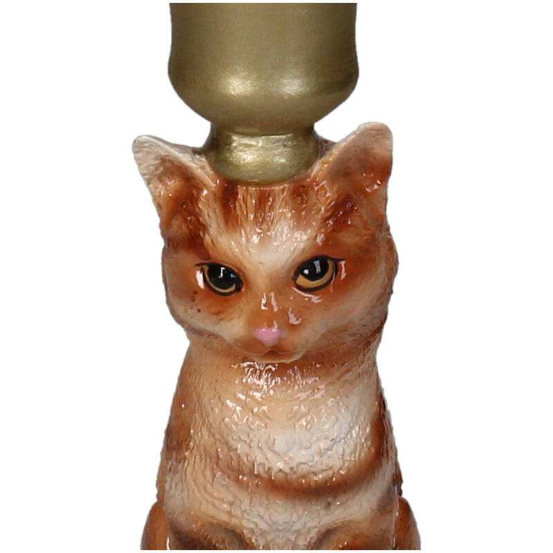 Kandelaar Kat Oranje – Kersten