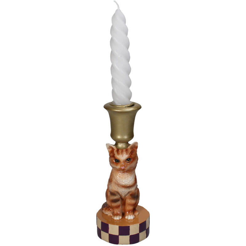 Kandelaar Kat Oranje – Kersten