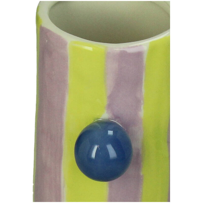 Vase Stripes Yellow/Lilac – Kersten
