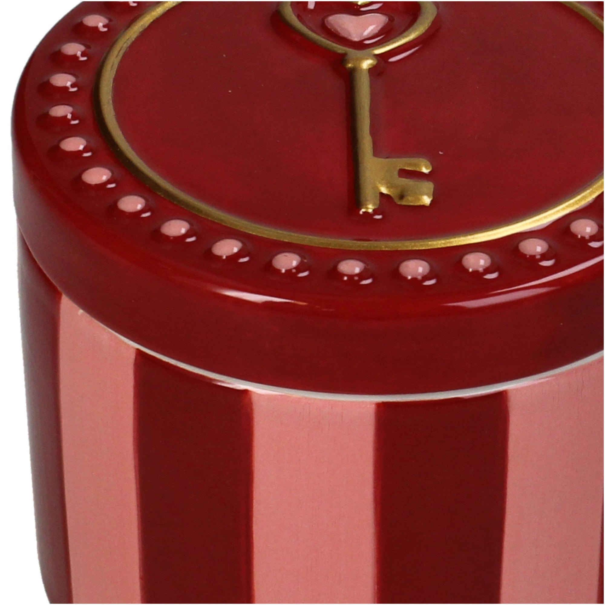 Opbergpot Sleutel Rood Roze – Kersten