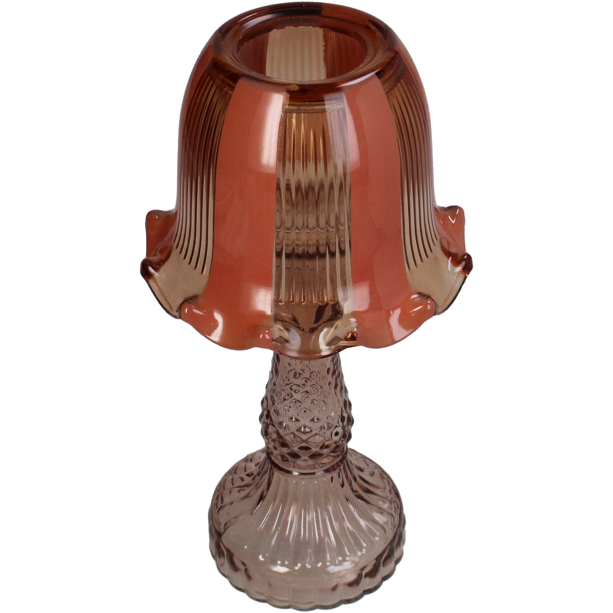 Kandelaar Lampenkap Roze – Kersten