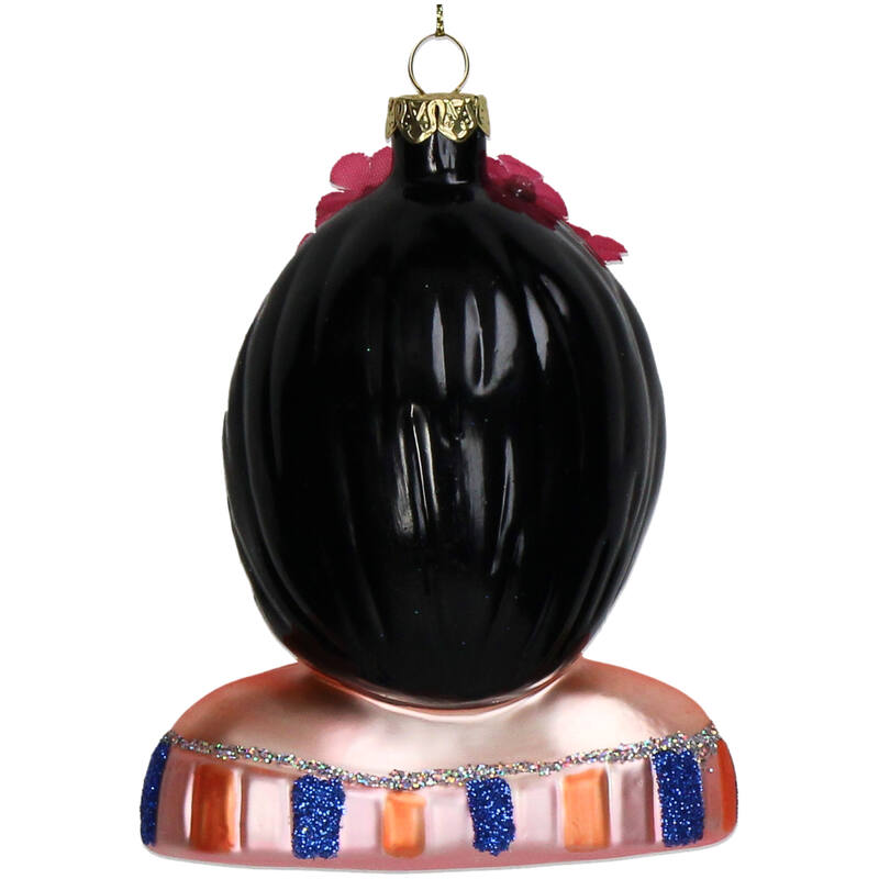 Kerst Ornament Lady Fashion Blauwe Bril – Kersten