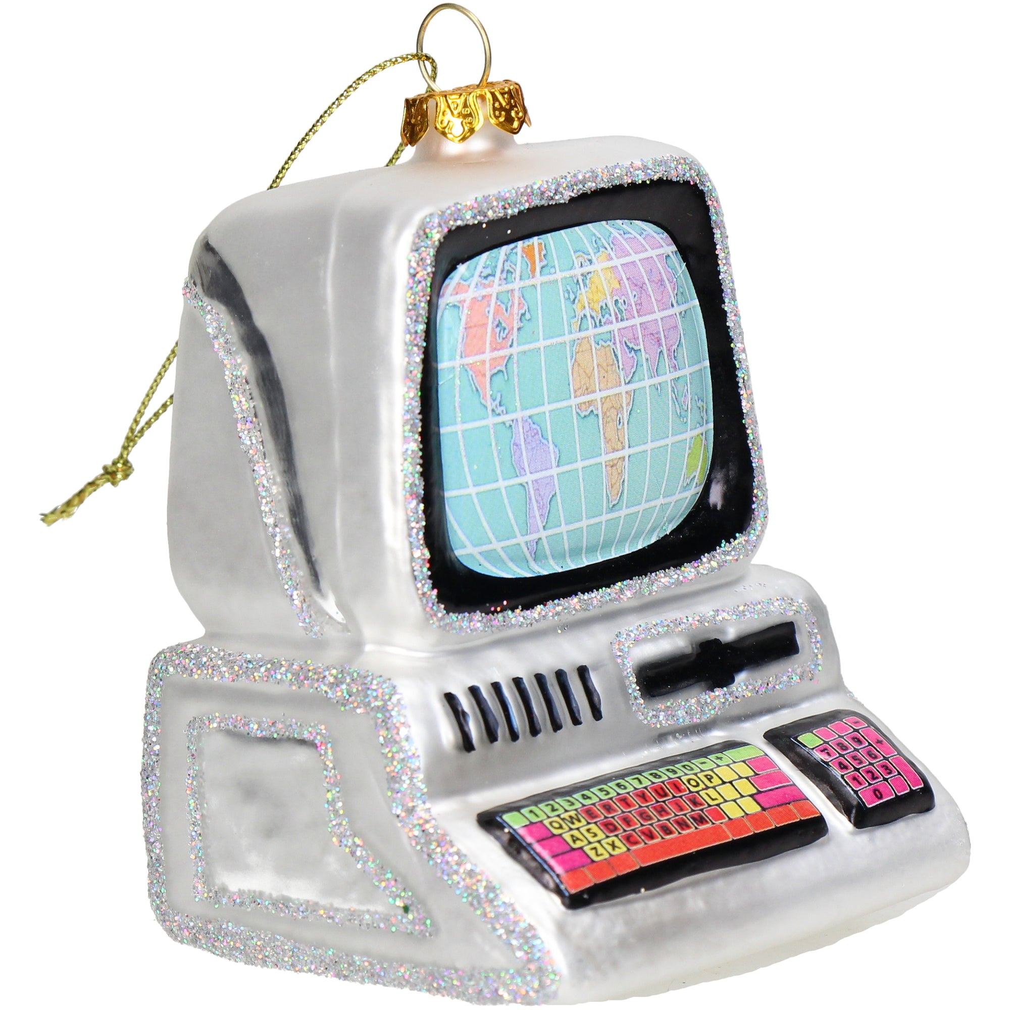 Kerst Ornament Retro Computer - Kersten