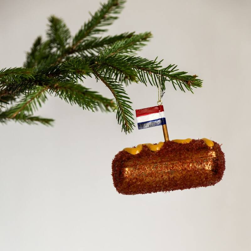 Kerst Ornament Kroket Met Vlag – Kersten