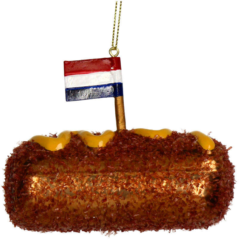 Kerst Ornament Kroket Met Vlag – Kersten