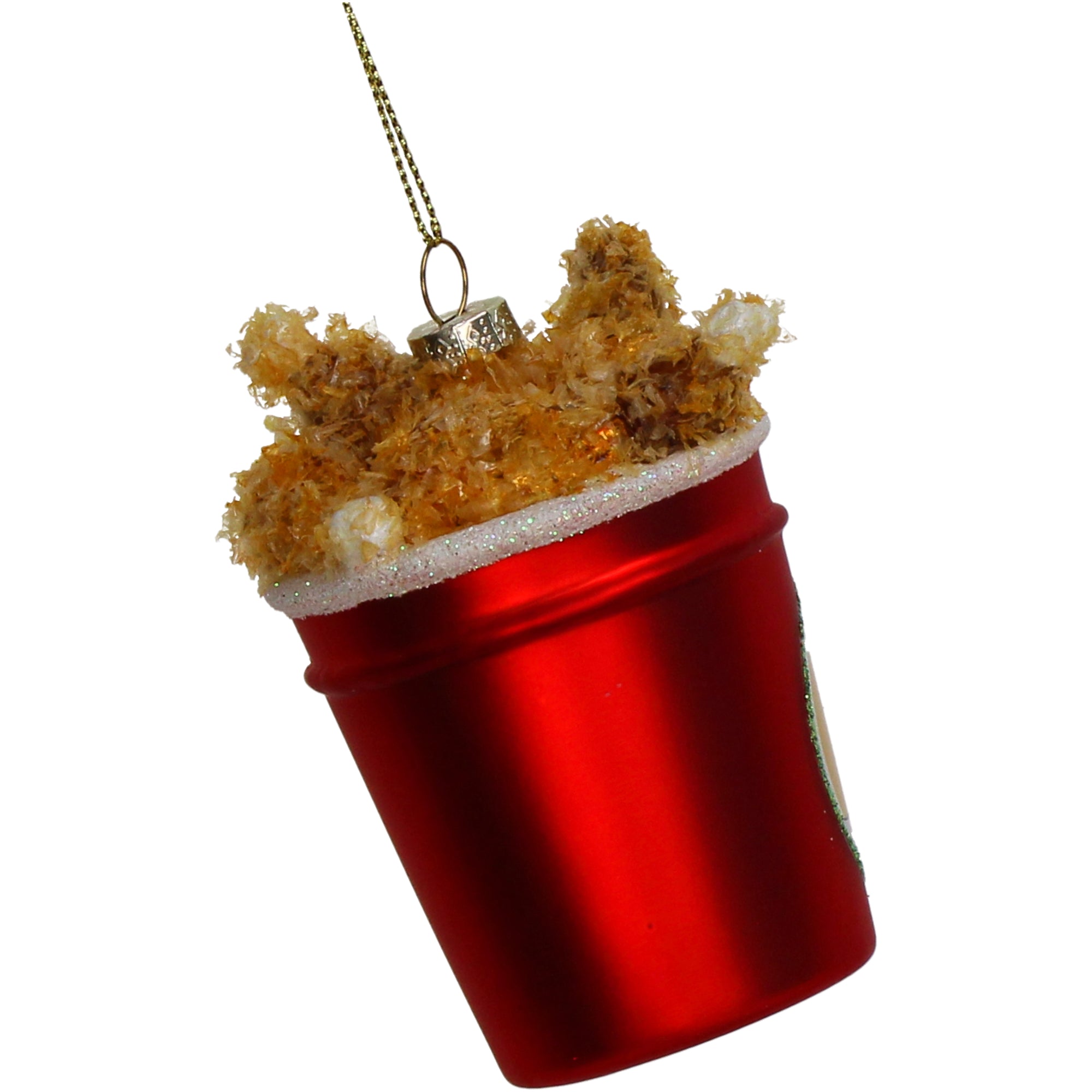 Kerst Ornament Fried Chicken Bucket - Kersten