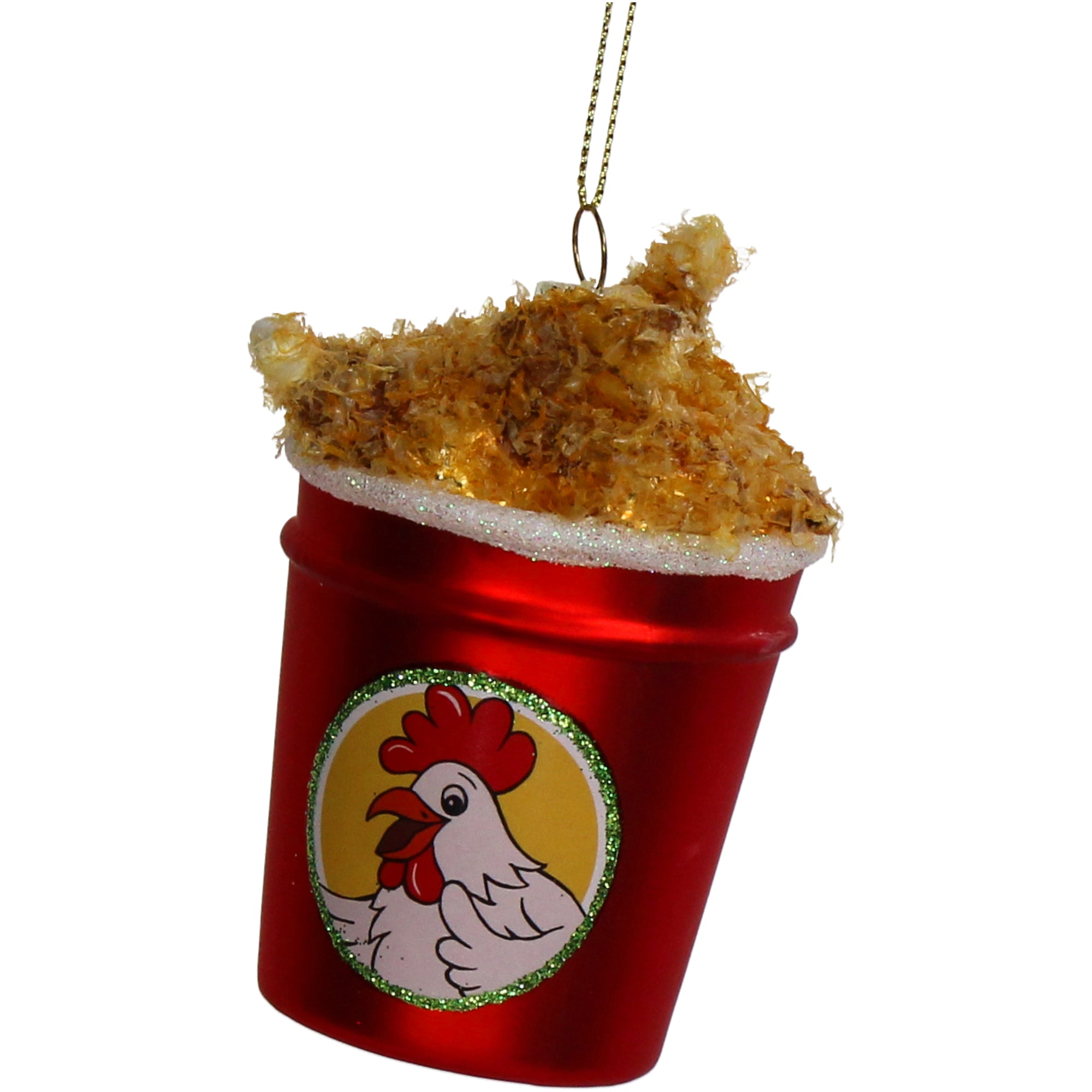 Kerst Ornament Fried Chicken Bucket - Kersten