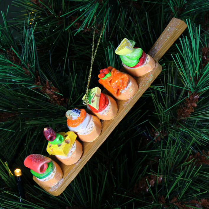 Christmas Ornament Spanish Tapas Board – Kersten