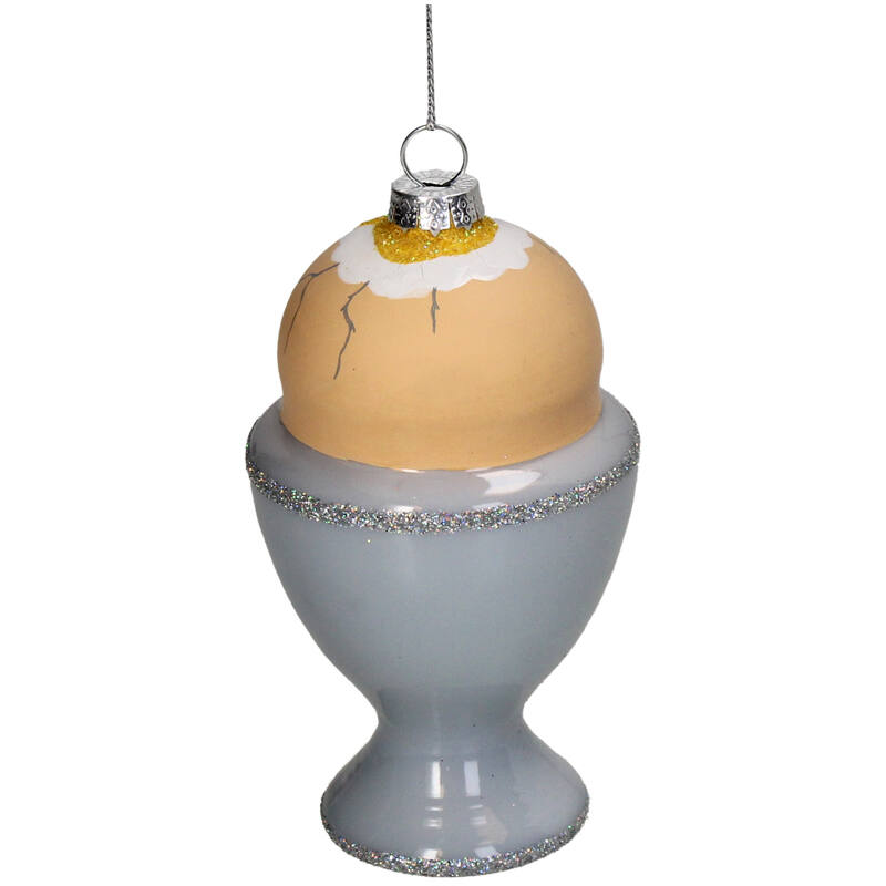 Kerst Ornament Eierdop Blauw – Kersten