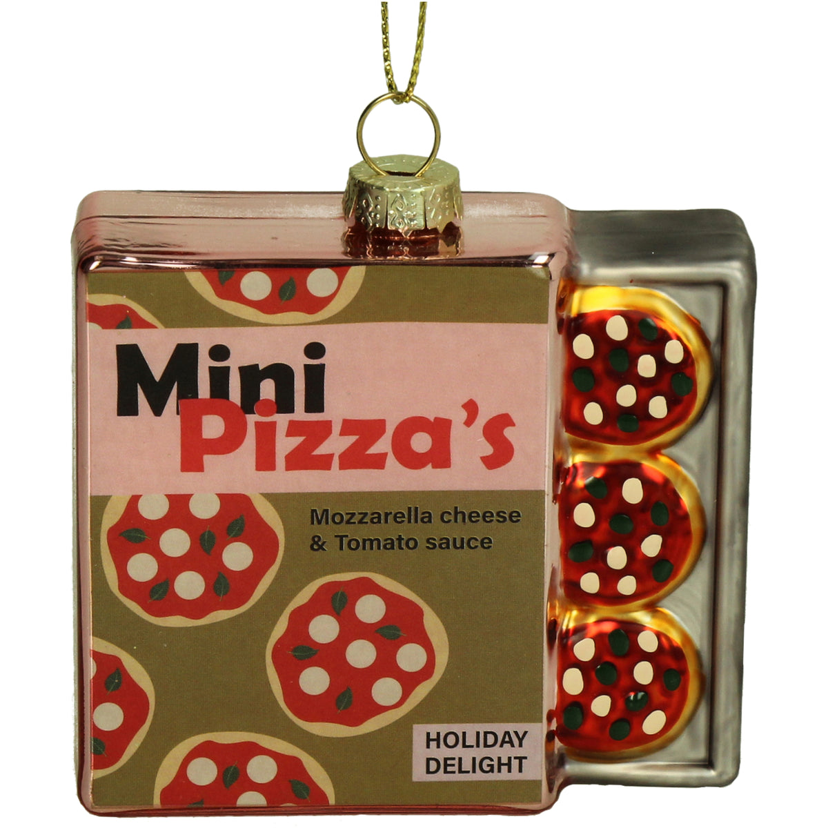 Kerst Ornament Mini Pizza - Kersten