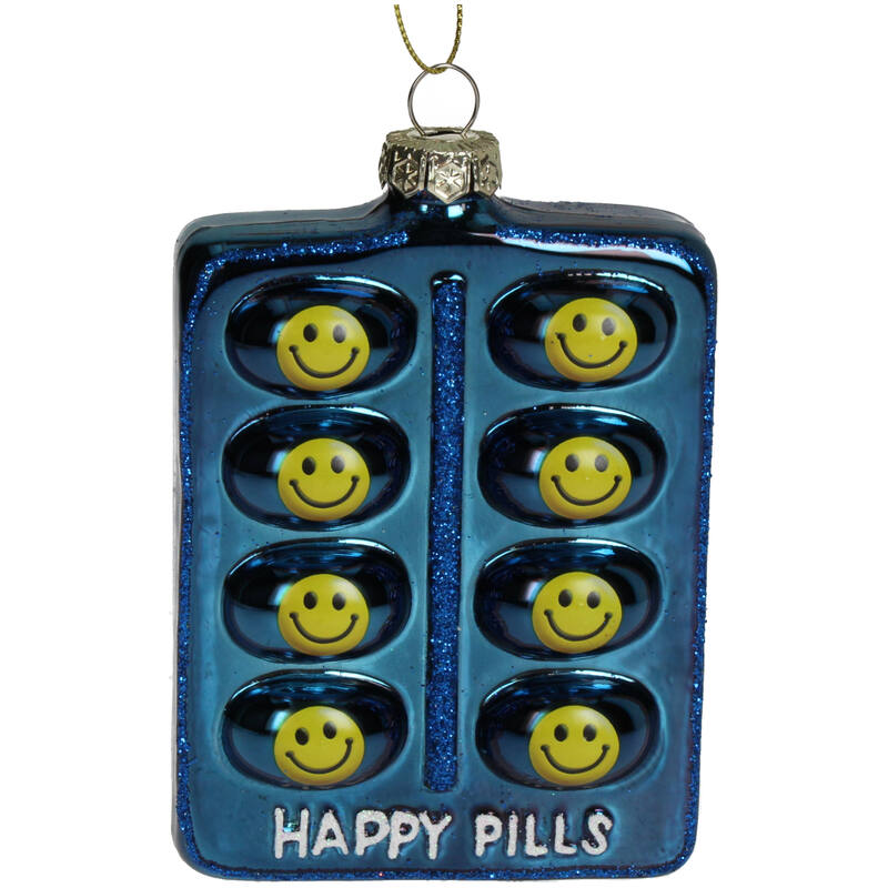 Christmas Ornament Happy Pills – Kersten