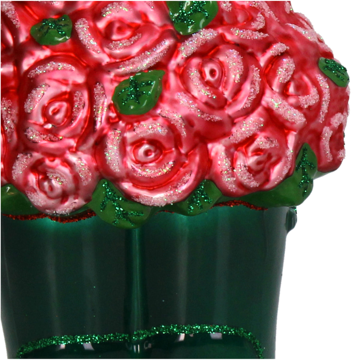 Kerst Ornament Regenlaarzen met Rozen - Kersten