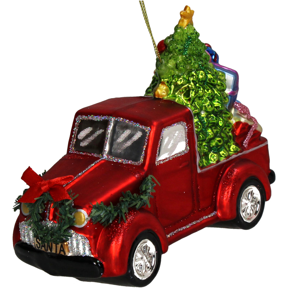 Kerst Ornament Cadeau Bezorgtruck - Kersten