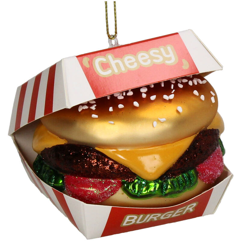 Christmas Ornament Cheeseburger – Kersten