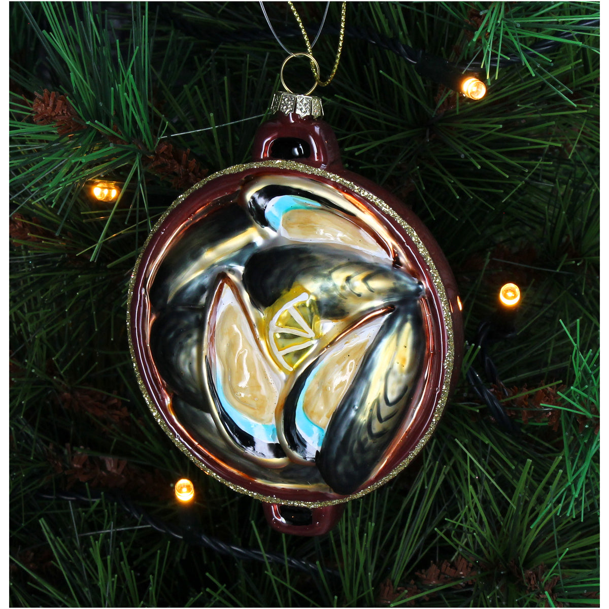 Kerst Ornament Gestoomde Mosselen - Kersten