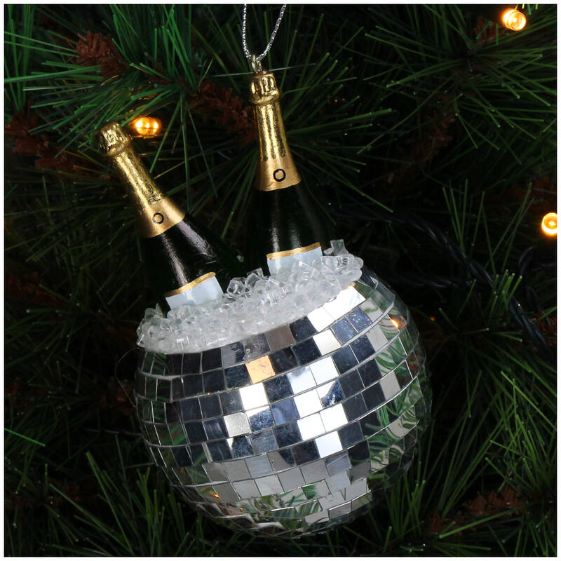 Christmas Ornament Disco Champagne – Kersten