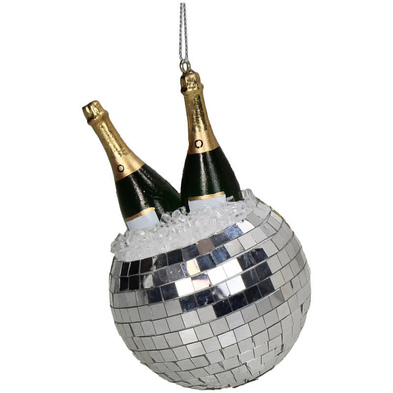 Kerst Ornament Disco Champagne – Kersten