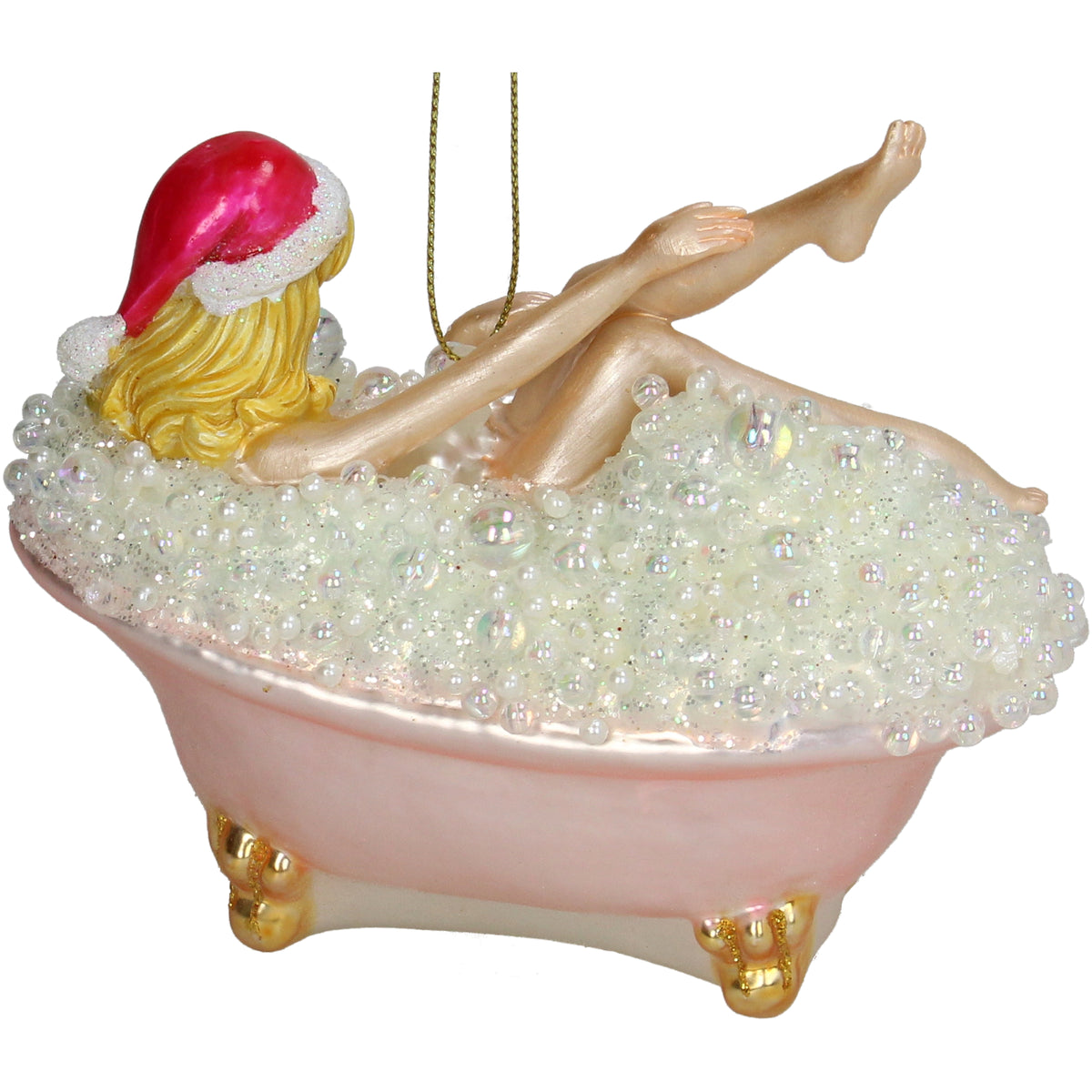 Kerst Ornament Dame in Bad - Kersten
