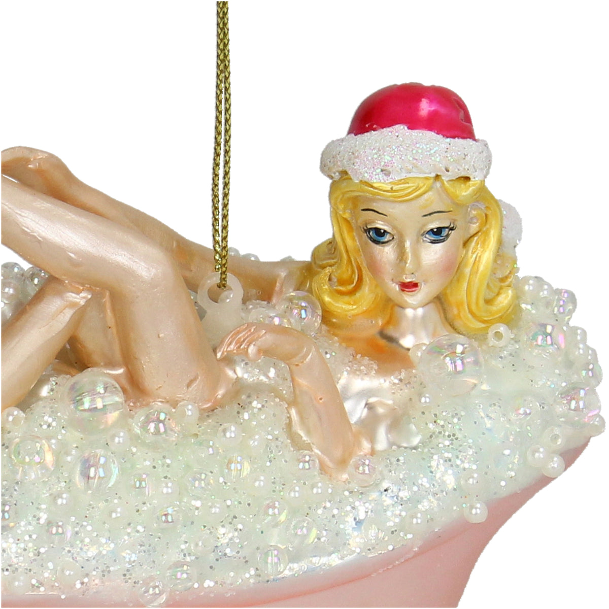 Kerst Ornament Dame in Bad - Kersten