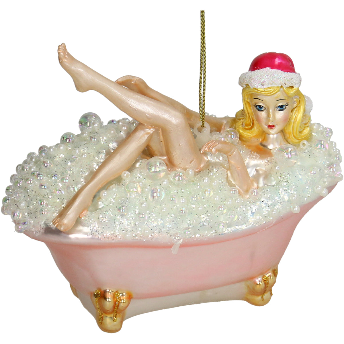 Kerst Ornament Dame in Bad - Kersten