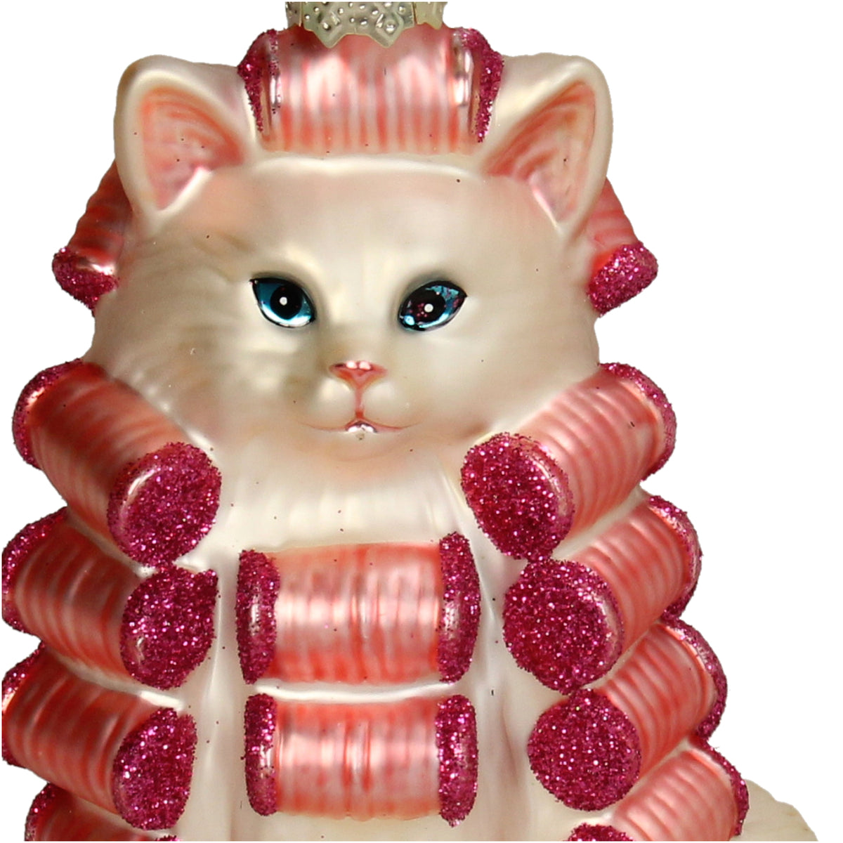 Kerst Ornament Kat met Krulspelden - Kersten