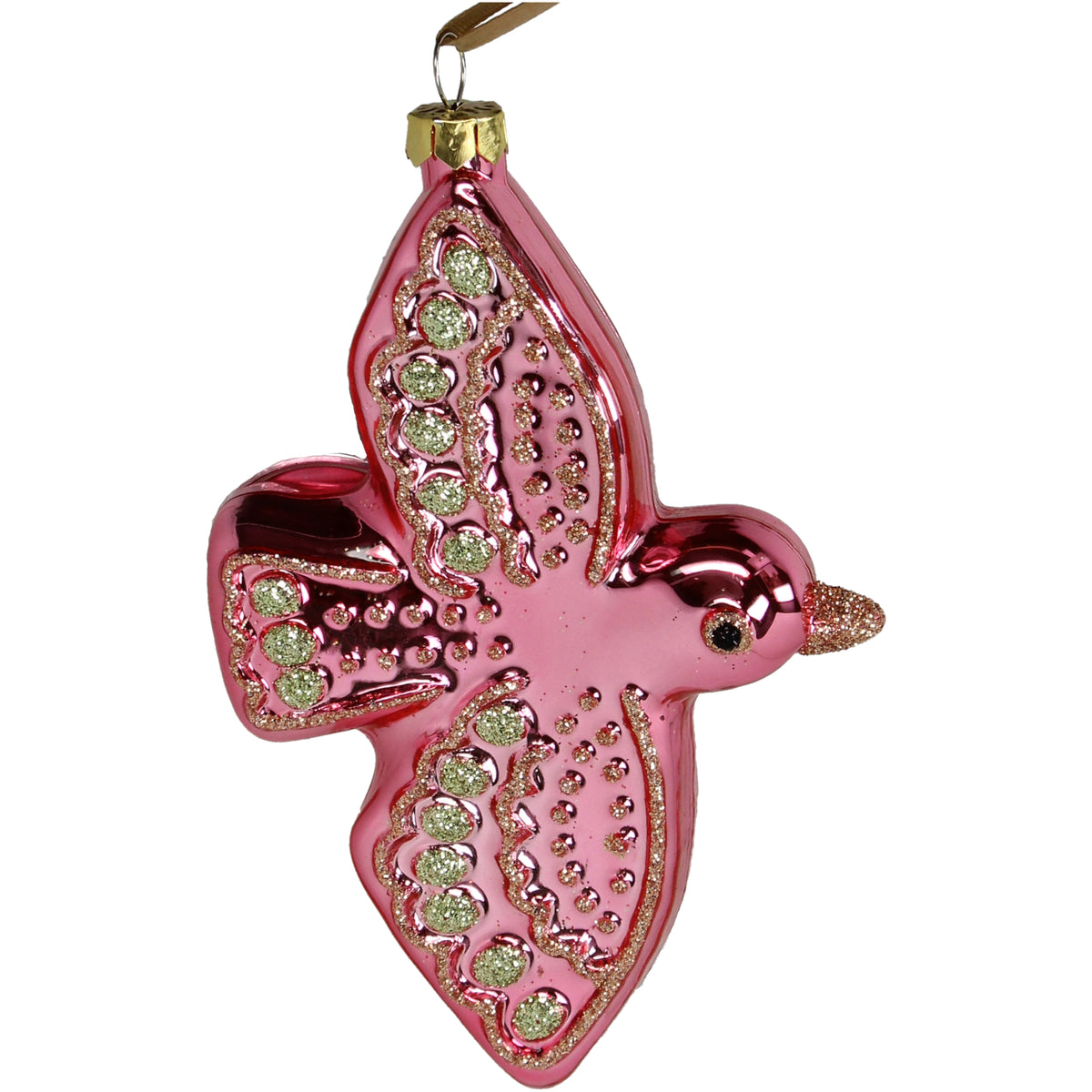 Christmas Ornament Bird Pink - Kersten